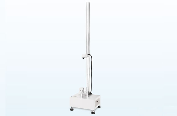 What is the impact time measurement accuracy of a falling ball impact tester?